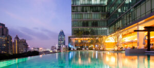 Sivatel Bangkok piscine débordement