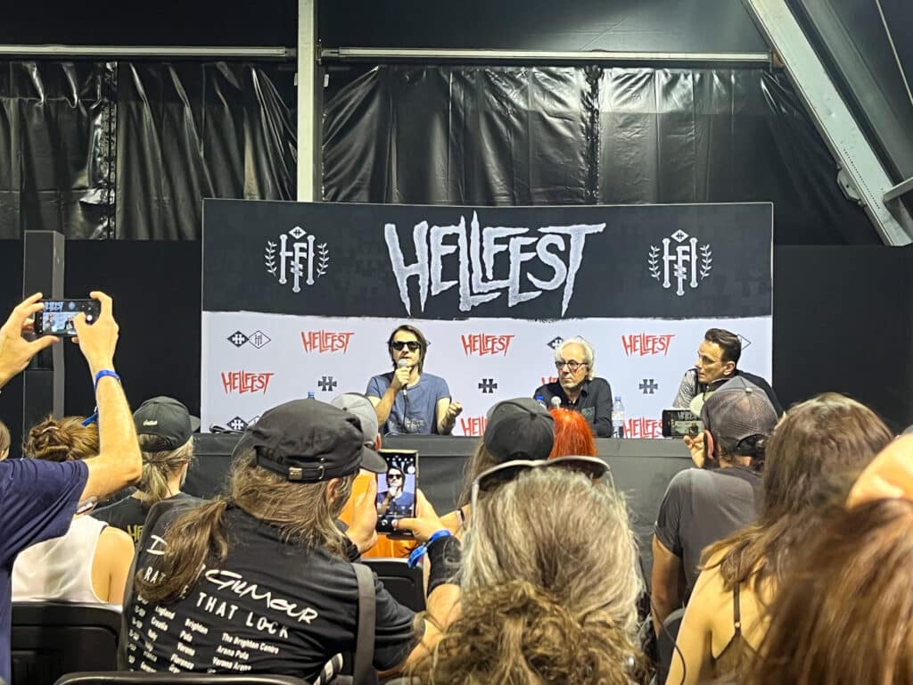 Conférence de Presse Porcupine Tree au Hellfest 2023
